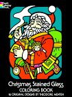 Christmas Stained Glass Coloring Book