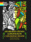 Stained Glass Windows Coloring Book