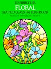 Floral Stained Glass Pattern Book