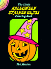 The Little Halloween Stained Glass Coloring Book 