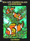 Sea Life Stained Glass Coloring Book