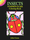 Insects Stained Glass Coloring Book