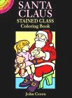 Santa Claus Stained Glass Coloring Book