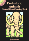 Prehistoric Animals Stained Glass Coloring Book