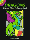 Dragons Stained Glass Coloring Book