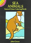 Sea Animals Stained Glass Coloring Book