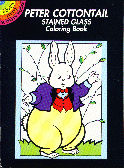 Peter Cottontail Stained Glass Coloring Book