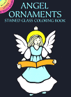 Angel Ornaments Stained Glass Coloring Book